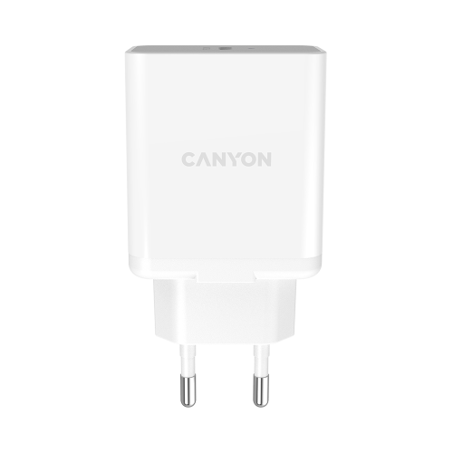 Зарядное устройство сетевое Canyon CNE-CHA20W 20W Type-C, белый