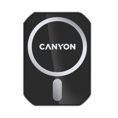 Держатель в автомобиль Canyon CNE-CCA15B01 Magsafe Qi, черный