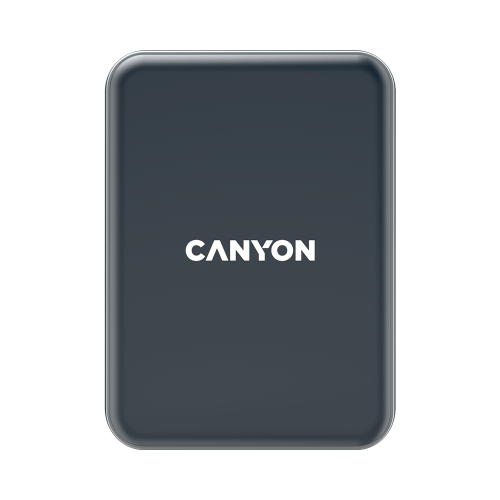 Держатель в автомобиль Canyon CNE-CCA15B Qi, магнитный