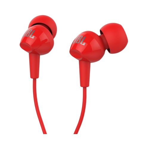 Проводная гарнитура JBL C100SIU, красная