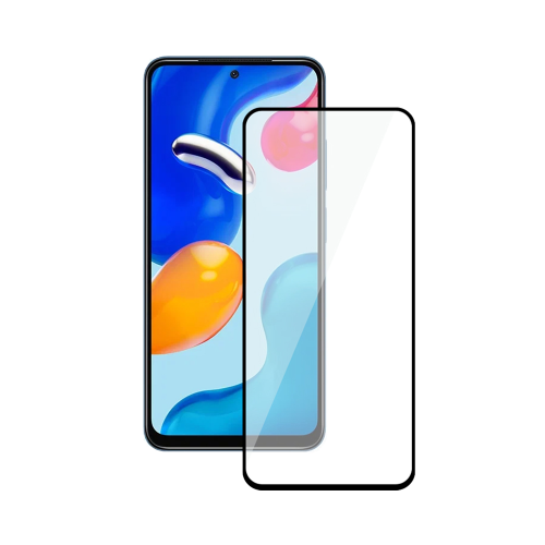 Защитное стекло Deppa для Xiaomi Note 11S 2.5D Full Glue (черная рамка)