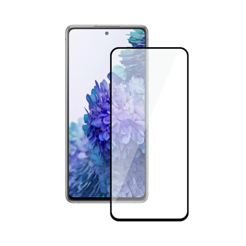 Защитное стекло Deppa для Samsung Galaxy S20 FE 2.5D Full Glue (черная рамка)