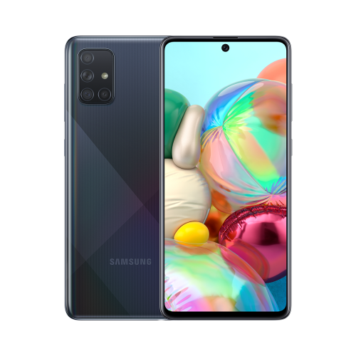 Samsung Galaxy A71 Черный, Б/У, состояние - хорошее