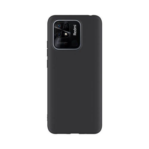 Чехол-крышка Deppa для Xiaomi Redmi 10C, термополиуретан, черный
