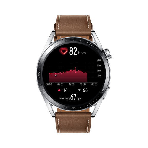 Умные часы HUAWEI Watch GT 3 46mm, коричневые