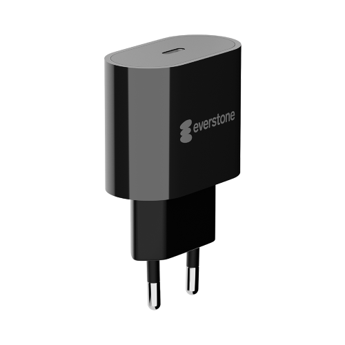 Зарядное устройство сетевое Everstone EV-AC-USBC10 2A, черный