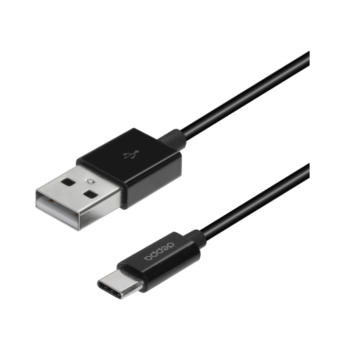 Кабель Deppa USB Type-A - USB Type-C, черный (3 метра)