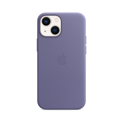 Чехол-крышка Apple MM0H3ZE/A MagSafe для iPhone 13 mini, кожа, сиреневая глициния