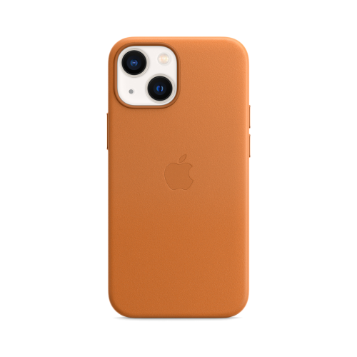 Чехол-крышка Apple MM0D3ZE/A MagSafe для iPhone 13 mini, кожа, золотистая охра