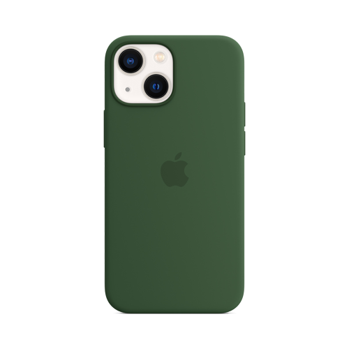 Чехол-крышка Apple MM1X3ZE/A MagSafe для iPhone 13 mini, силикон, зеленый клевер