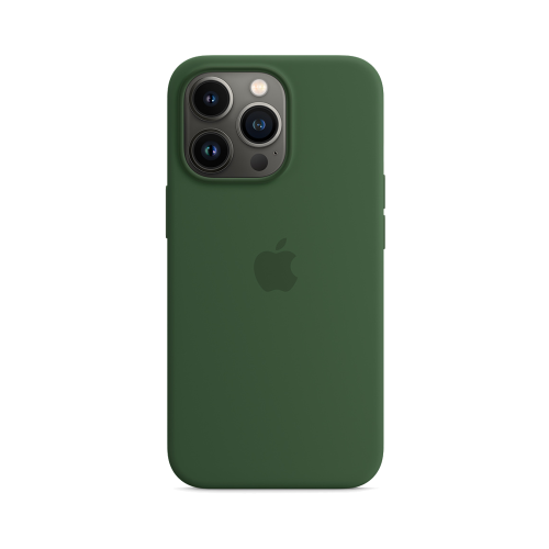 Чехол-крышка Apple MM2F3ZE/A MagSafe для iPhone 13 Pro, силикон, зеленый клевер