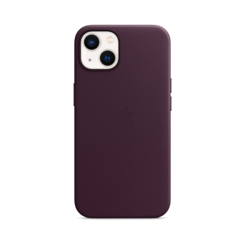 Чехол-крышка Apple MM143ZE/A MagSafe для iPhone 13, кожа, темная вишня