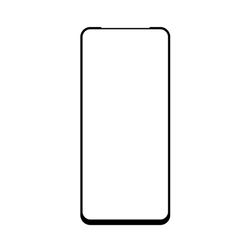 Защитное стекло Deppa для Poco X3 Pro 2.5D Full Glue (черная рамка)
