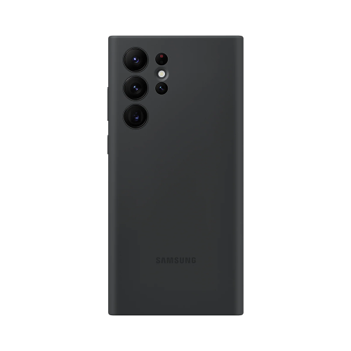Чехол-крышка Samsung EF-PS908TBEGRU для Galaxy S22 Ultra, силикон, черный
