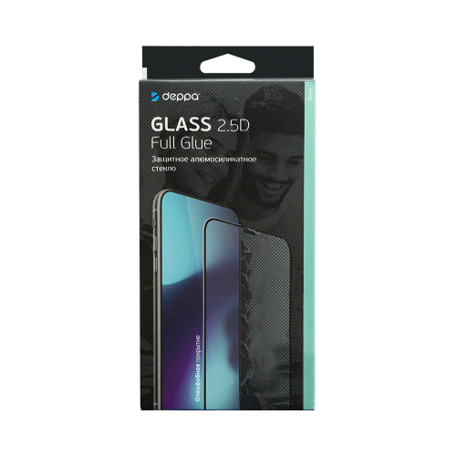 Защитное стекло Deppa для Samsung Galaxy A53 5G 2.5D Full Glue (черная рамка)