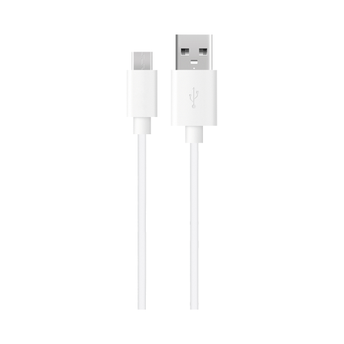 Кабель Everstone EV-CAB-MICUSB-1-RND-White 1м, белый