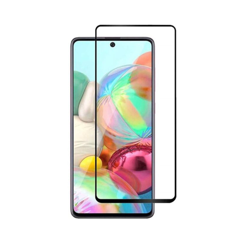 Защитное стекло LuxCase для Samsung Galaxy A52 3D (черная рамка)