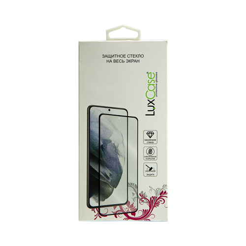 Защитное стекло LuxCase для Galaxy M12 3D Full Glue (черная рамка)