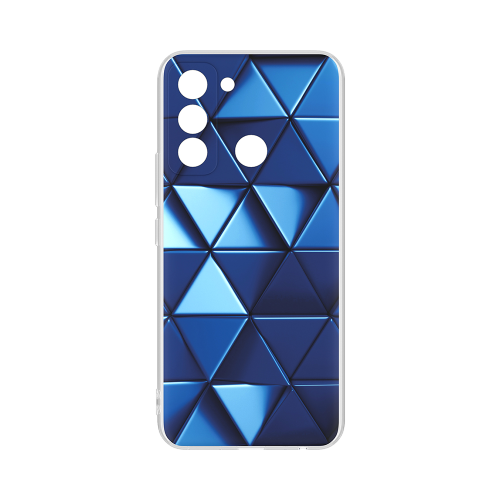 Чехол-крышка Deppa для Tecno POP 5 LTE, силикон, синий