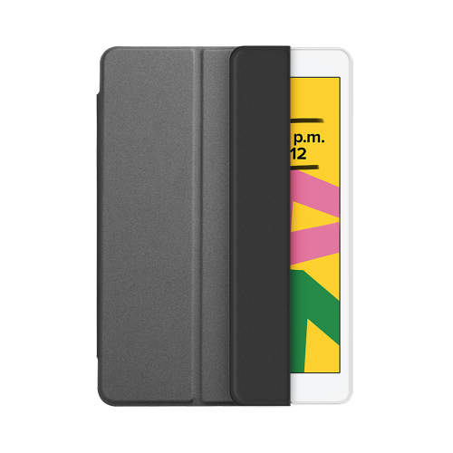 Чехол-книжка Deppa для планшета Apple iPad 7/8/9 10.2, кожзам, серый