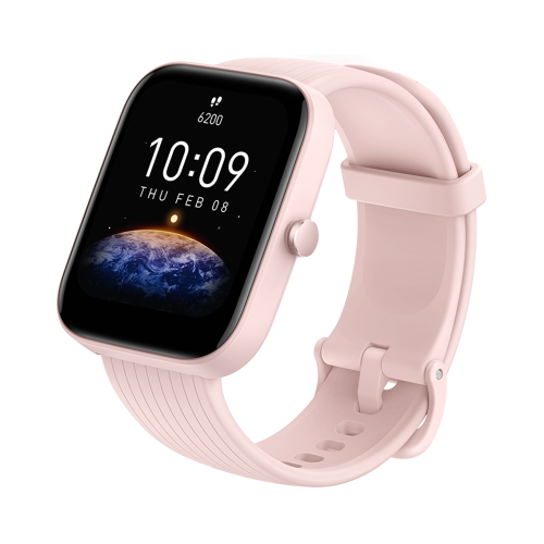 Умные часы Amazfit Bip 3 Pro, розовые