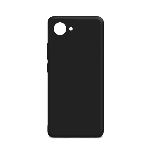 Чехол-крышка Gresso для realme C30, термополиуретан, черный