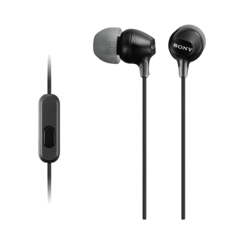 Проводная гарнитура Sony MDREX15APB, черная