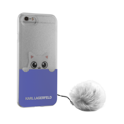 Чехол-крышка Karl Lagerfeld для Apple iPhone 7/8, силикон, прозрачный (Soft Case)