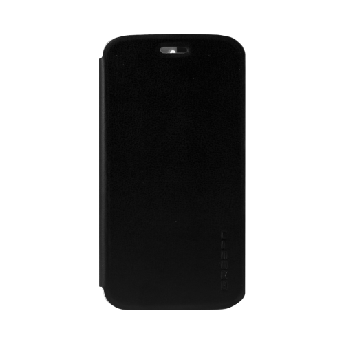 Чехол-книжка Gresso для Moto E4 Absolut Air, кожзам, черный