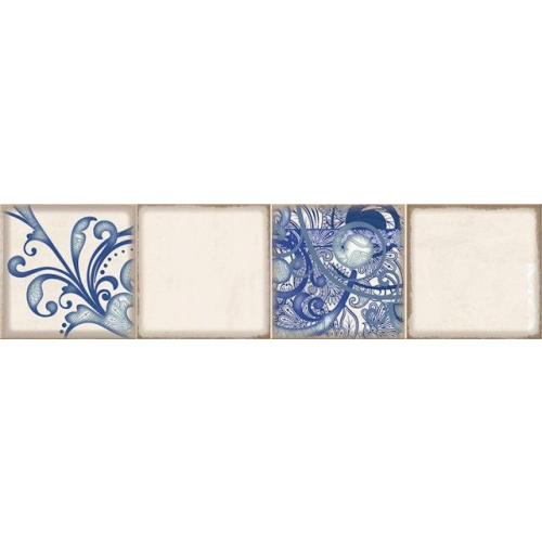 Керамическая плитка Eletto Ceramica Faenza Cobalt Ornament Frise 1 15.6x63 15.6x63 Faenza 586832003