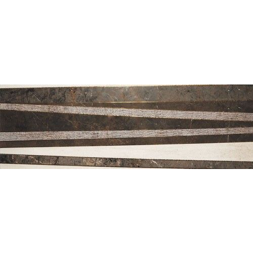 Керамическая плитка Gemma (Гемма) Single Grey Dark Gold 30x90 декор матовый 30x90 Marbella 147-011-7