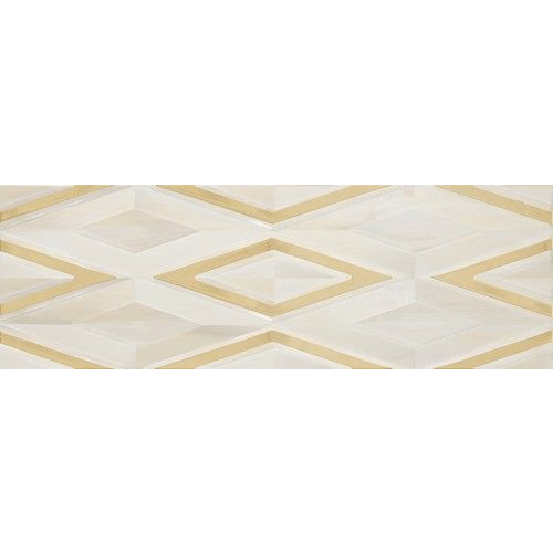 Керамическая плитка Gemma (Гемма) Single Ivory Gold 30x90 настенная плитка глянцевая 30x90 Galleria 147-003-3