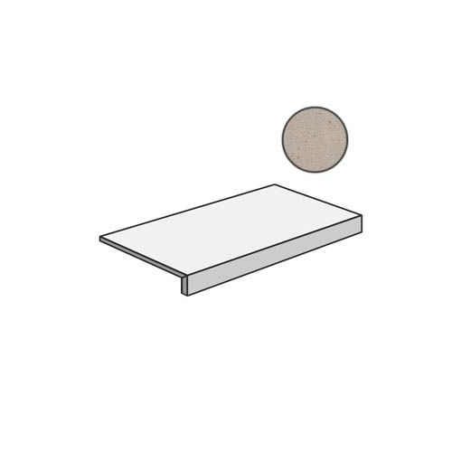 Ariana Ceramica Concr.Silv.Gra.Top 32x120 ступень фронтальная матовая 32x120 Concrea 7016220