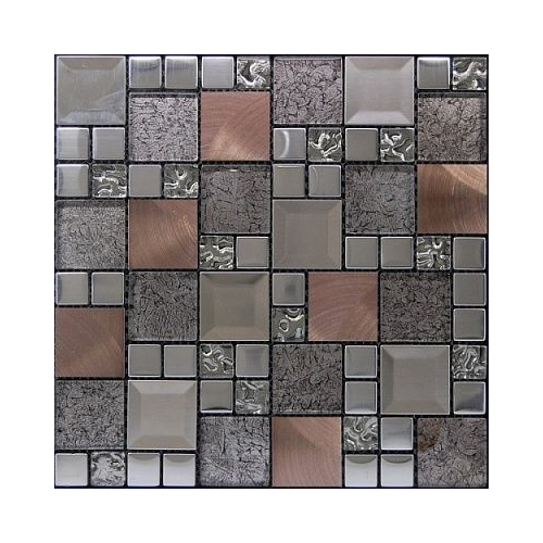 Intermatex (Интерматекс) Мозаика Kaos Silver 30*30 30х30 Glass 76830