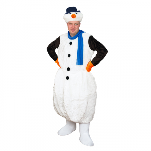 Карнавальный костюм Снеговик взрослый 54 Алиса