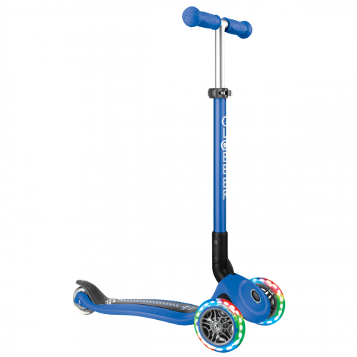 Самокат Globber PRIMO FOLDABLE FANTASY LIGHTS , Синий 434-100
