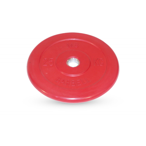 Barbell d 26 мм цветной 25,0 кг (красный)