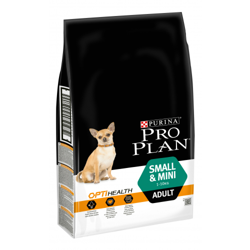 Сухой корм для собак PRO PLAN OptiHealth Small & Mini Adult, для мелких пород, курица, 7кг