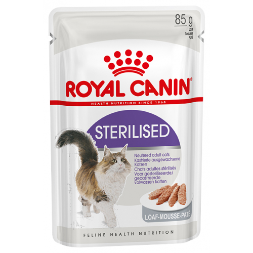 Влажный корм для кошек ROYAL CANIN Sterilised, мясо, 12шт, 85г