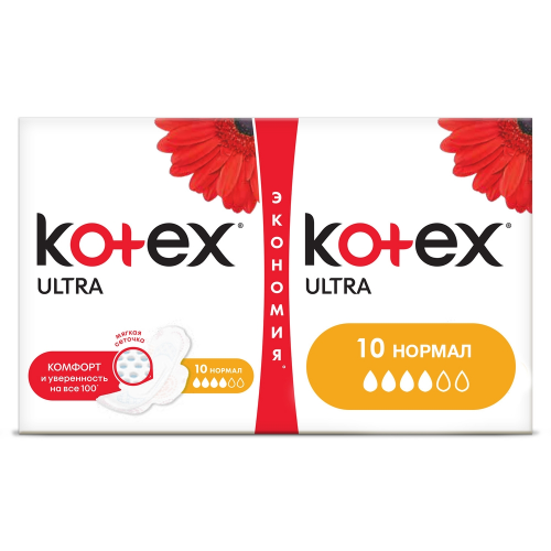 Kotex прокладки ультра сетч нормал, 20 шт