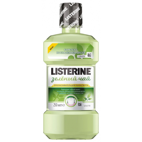 Ополаскиватель для рта Listerine Зеленый чай 250 мл