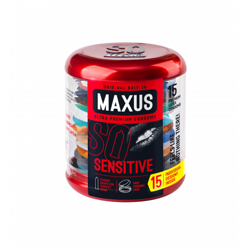 Презервативы Maxus Sensitive 0901-016 ультратонкие 15 шт. ж/к