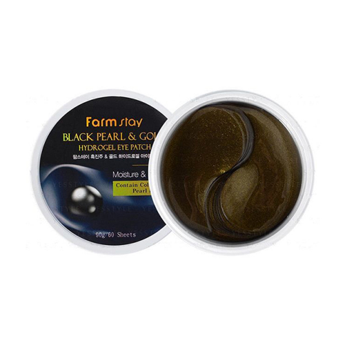 Патчи для глаз FarmStay Black Pearl & Gold Hydrogel Eye Patch 90 г