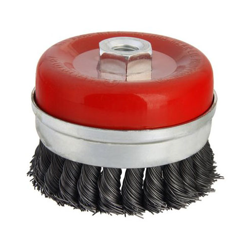 Чашечная кордщетка для угловых шлифмашин Hammer Flex 207-110 (32449)