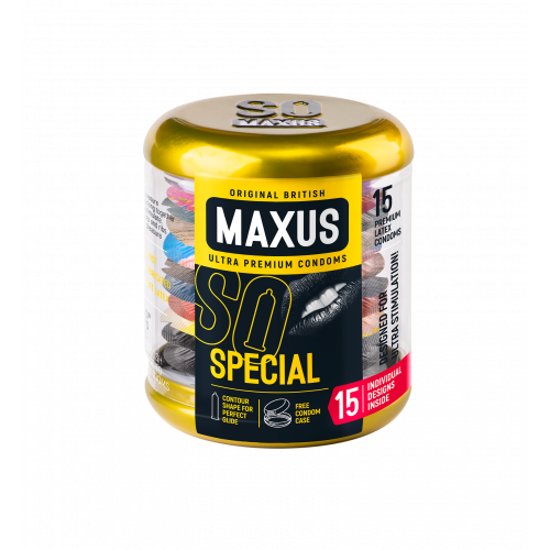 Презервативы Maxus Special 0901-015 точечно-ребристые 15 шт. ж/к
