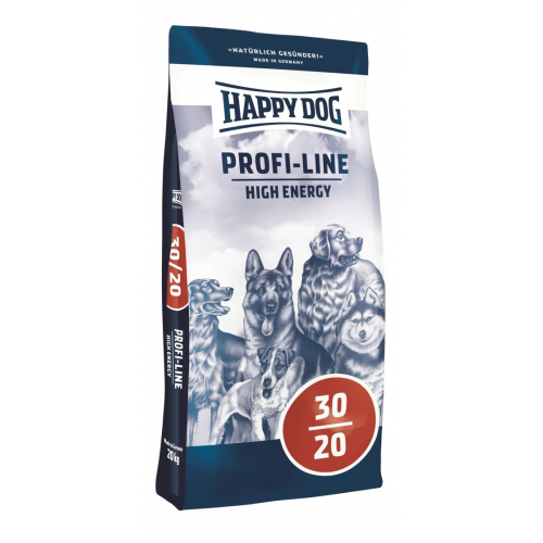 Сухой корм для собак Happy Dog Profi-Line High Energy, для активных, домашняя птица, 20кг