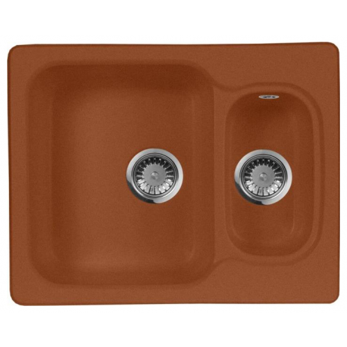 Мойка для кухни гранитная AquaGranitEx m-09 терракотовый