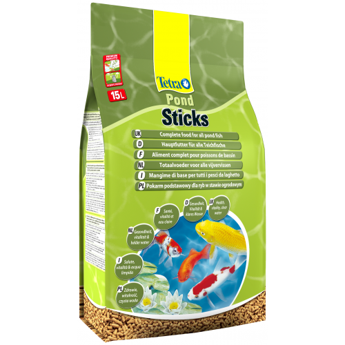 Корм для прудовых рыб Tetra Pond Sticks, палочки, 15 л