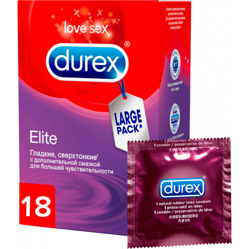 Презервативы Durex Elite 18 шт