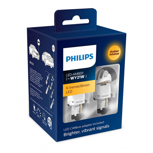 Wy21w Smartcanbus 12v Лампа X-Treme Ultinon Led, 2шт. Philips арт. 11065XUAXM